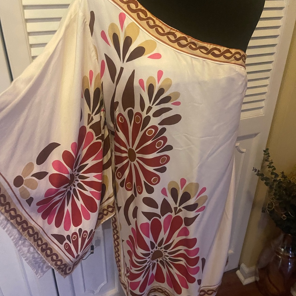 FARM Rio Brazil Floral One Sleeve Mini Dress NWT - XL